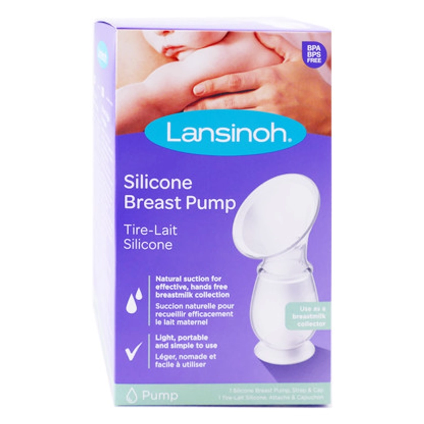 LANSINOH TIRE LAIT SILICONE PUMP