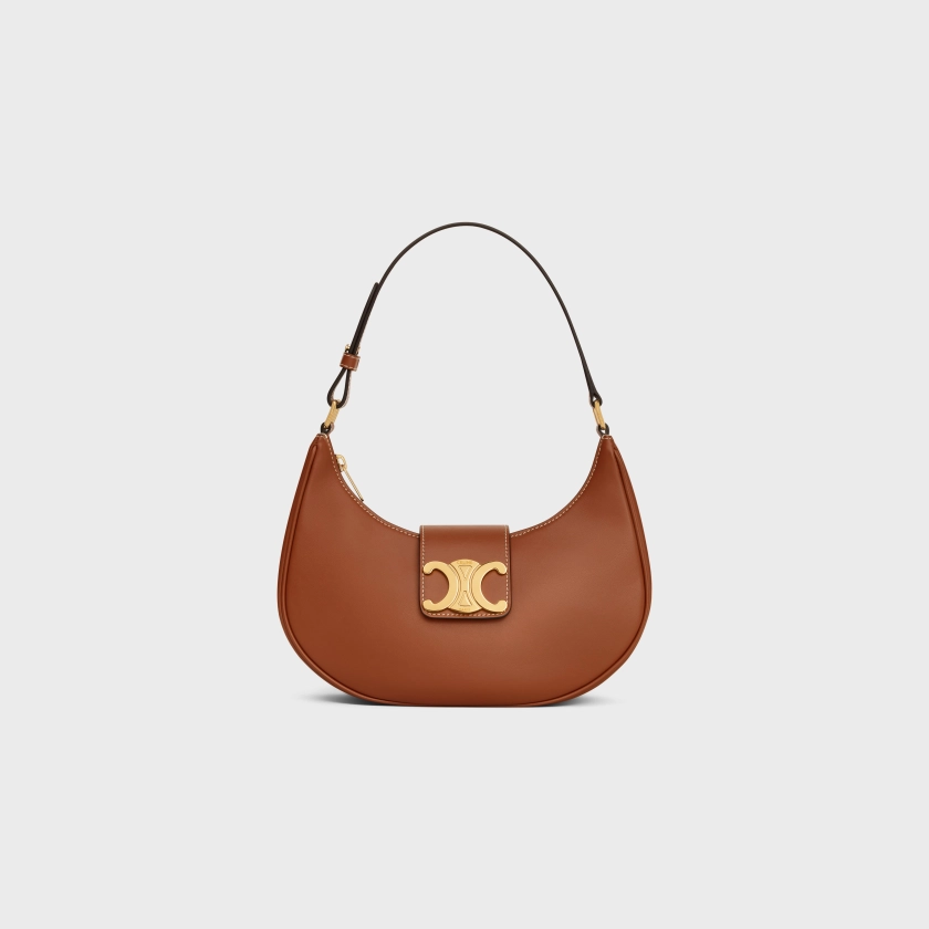 SAC AVA TRIOMPHE MOYEN MODELE VEAU LISSE - TAN | CELINE