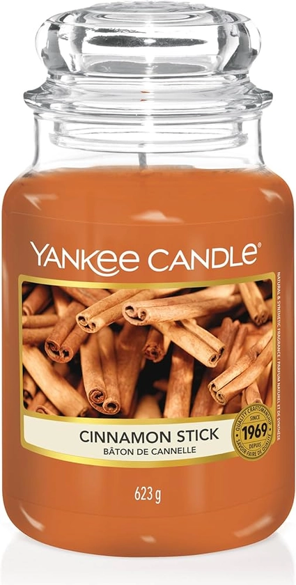 Yankee Candle Scented Candle | Cinnamon Stick Large Jar Candle | Long Burning Candles: up to 150 Hours | Perfect Gifts for Women