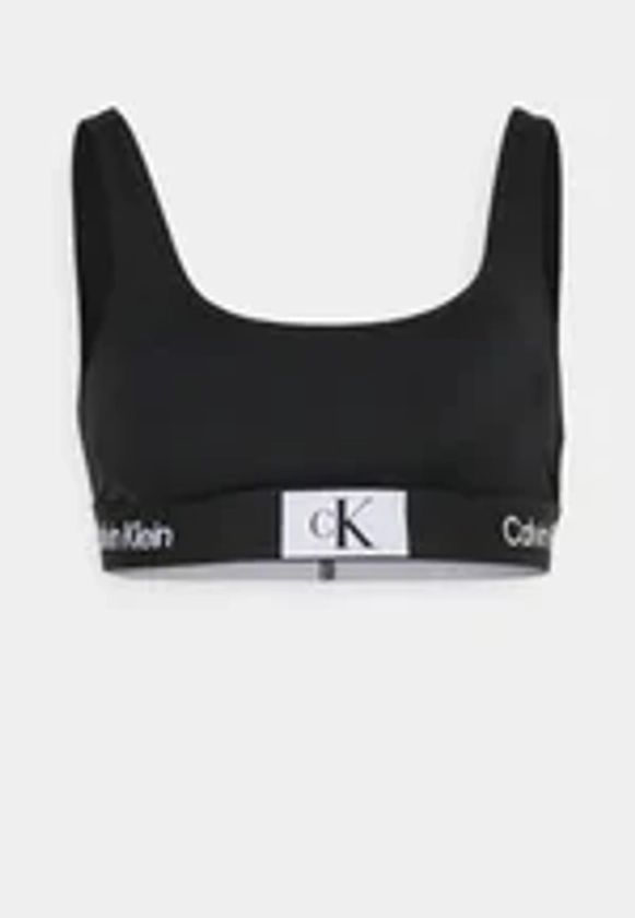 Calvin Klein Swimwear BRALETTE - Haut de bikini - black/noir - ZALANDO.FR