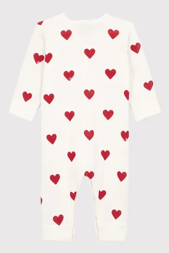 Buy Petit Bateau White Hearts Romper from the Next UK online shop