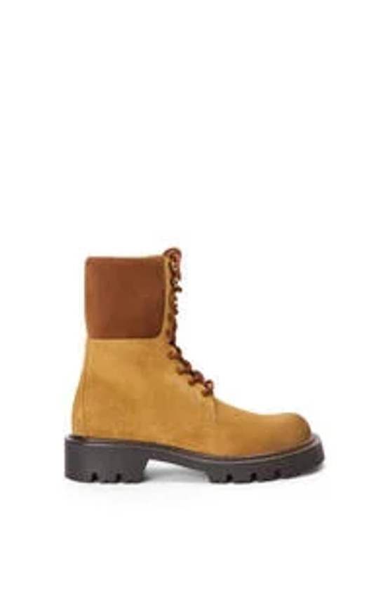 Sierra combat boot in suede