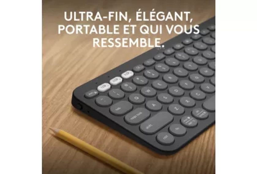 Clavier sans fil LOGITECH Pebble 2 K380s Graphite