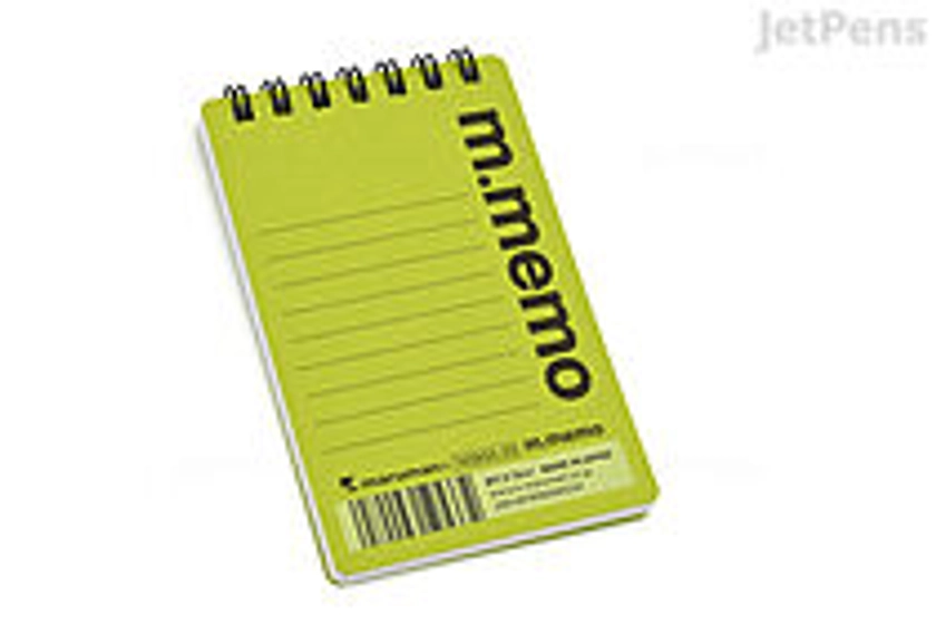 JetPens.com - Maruman M.Memo Mini Notepad - A7 - Lined - Light Green