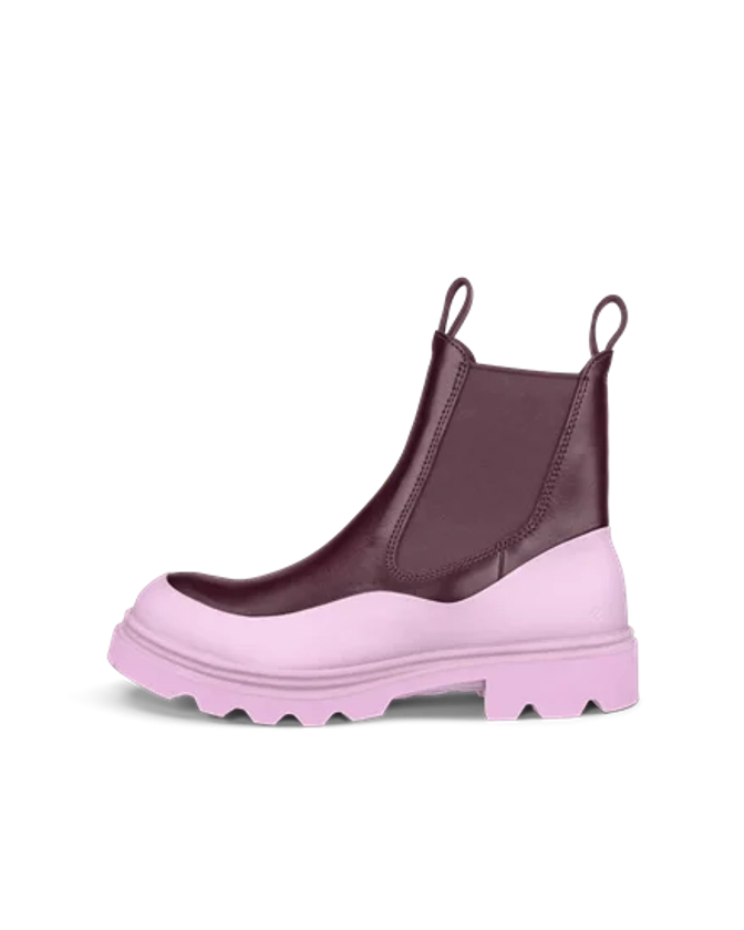 Women's ECCO® Grainer Leather Chelsea Boot | Purple