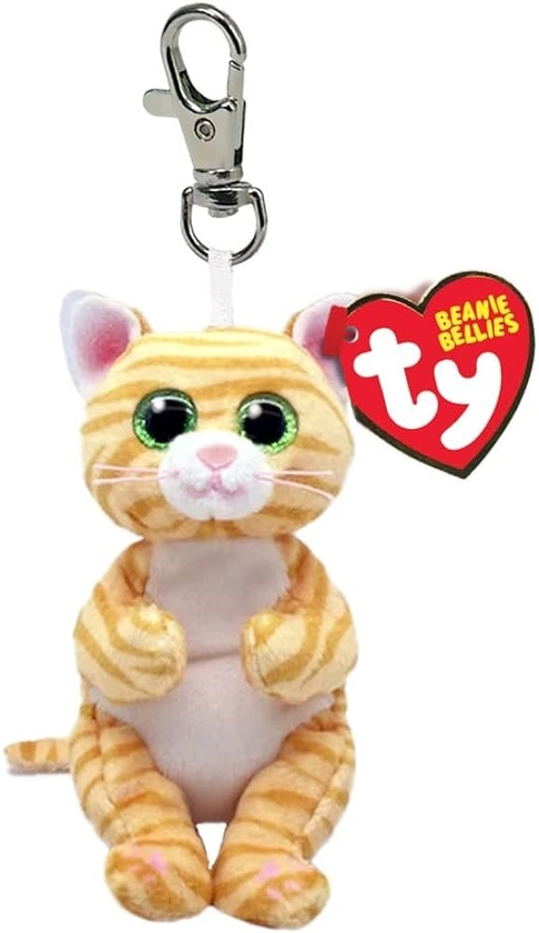 Ty Beanie Bellies Clip Plush Keychain, Mango The Kitten with Green Glitter Eyes, Plush Toys with Soft Bellies 12cm T43112 : Amazon.se: Toys