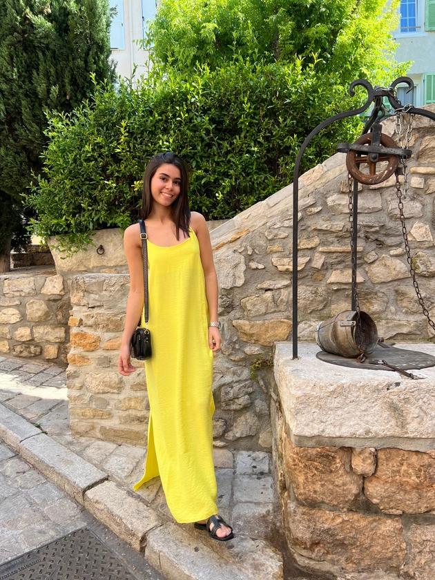 robe "mathilda" jaune