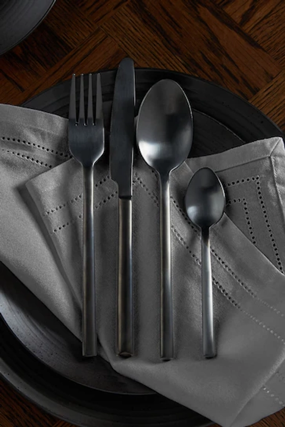 Black Kensington Stainless Steel 16pc Set