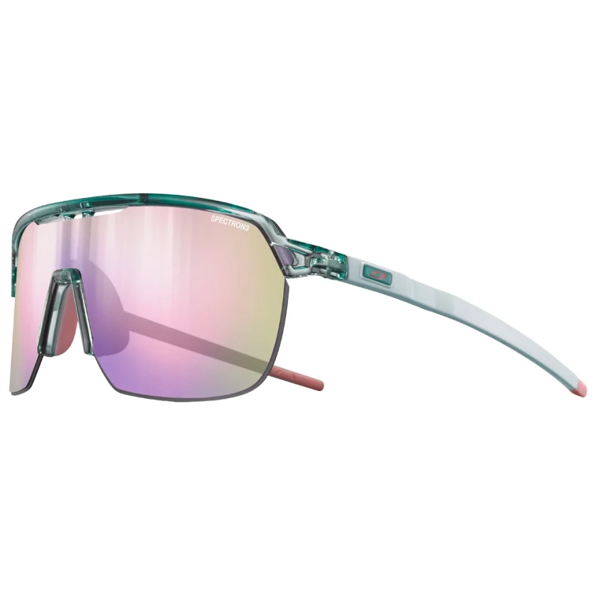 Lunettes de soleil Julbo Frequency Translucide Brillant Vert Clair Rose Spectron 3