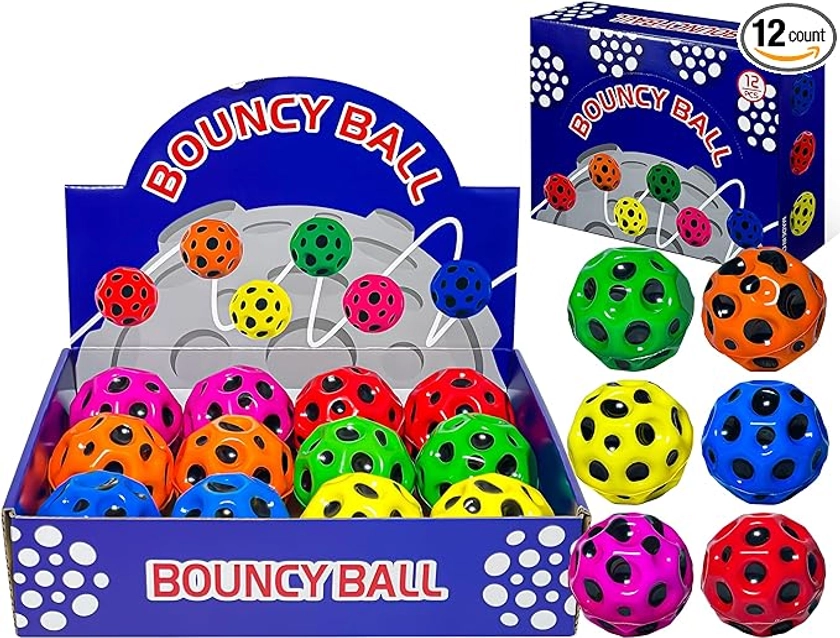 Space Ball - Super Bouncy Space Ball for Kids - Big Bouncy Balls for Athlete Training and Sensory Play - Extreme High Bouncing Ball