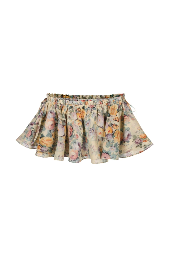 The Blonde Floral Mini Skirt