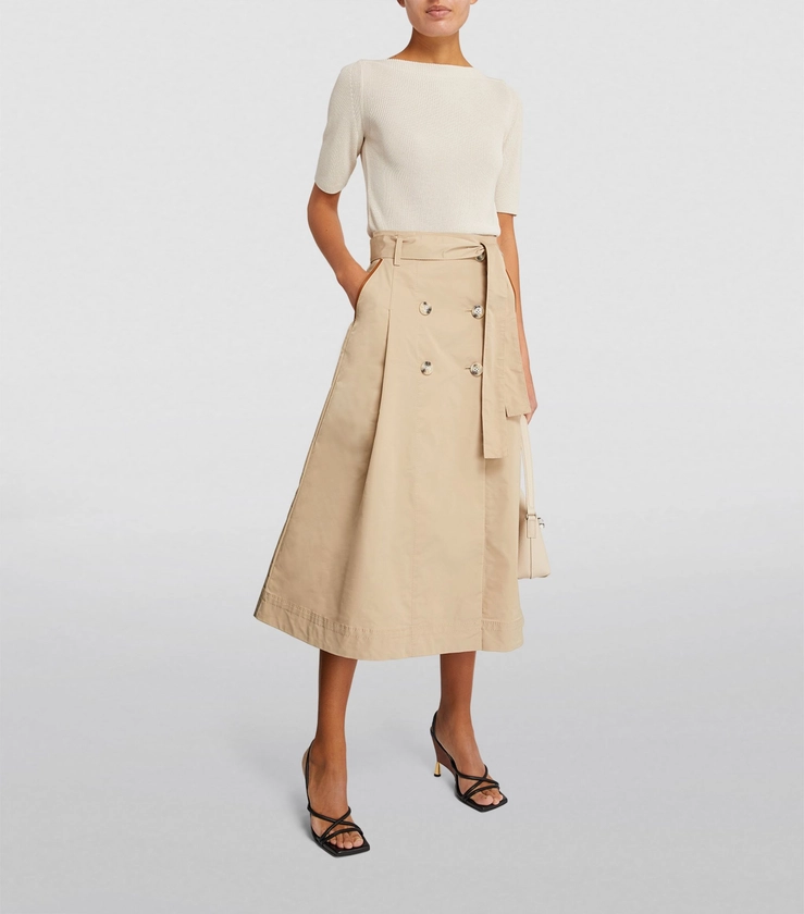 MAX&Co. None Corolla Midi Skirt | Harrods UK