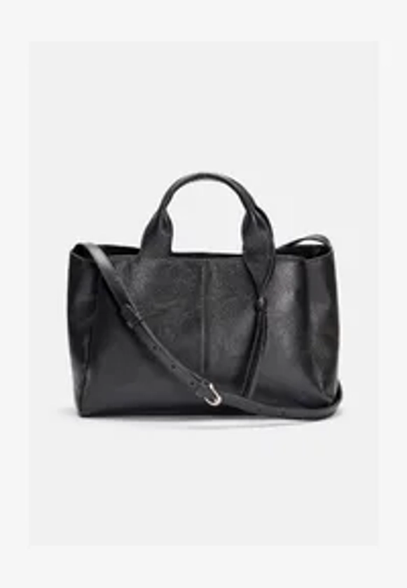 LEATHER - Handtasche - black