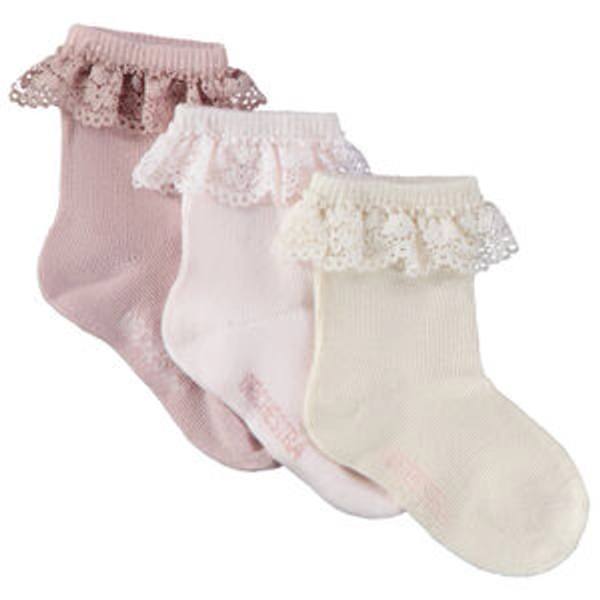 Lot de 3 bandeaux cœurs fantaisie nouée pour bébé fille