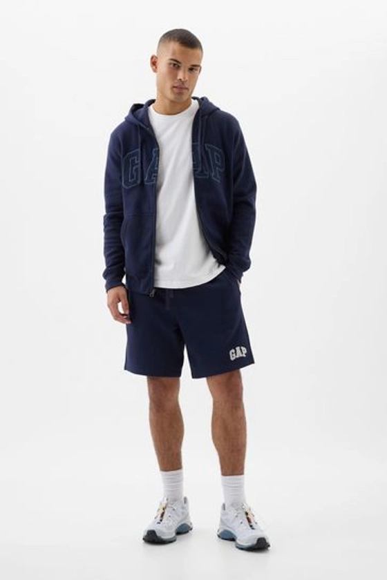 Buy Navy Pull On Logo Jogger Shorts from the Gap online shop