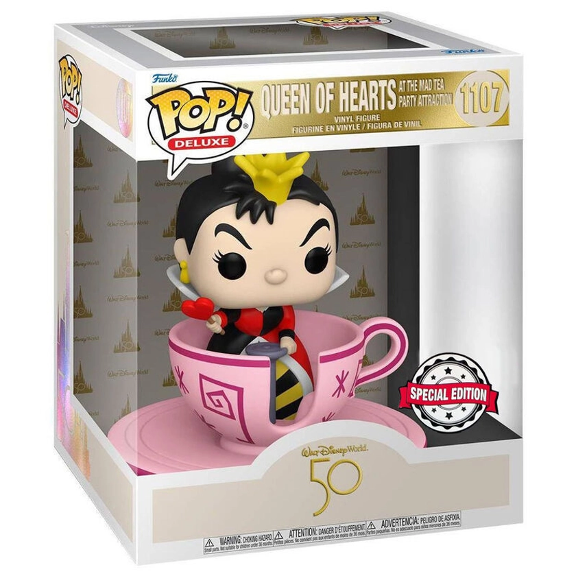 Funko Pop! 1107 Special Edition - Disney World 50th Reine De Coeur Dans La Tasse - Alice Au Pays Des Merveilles