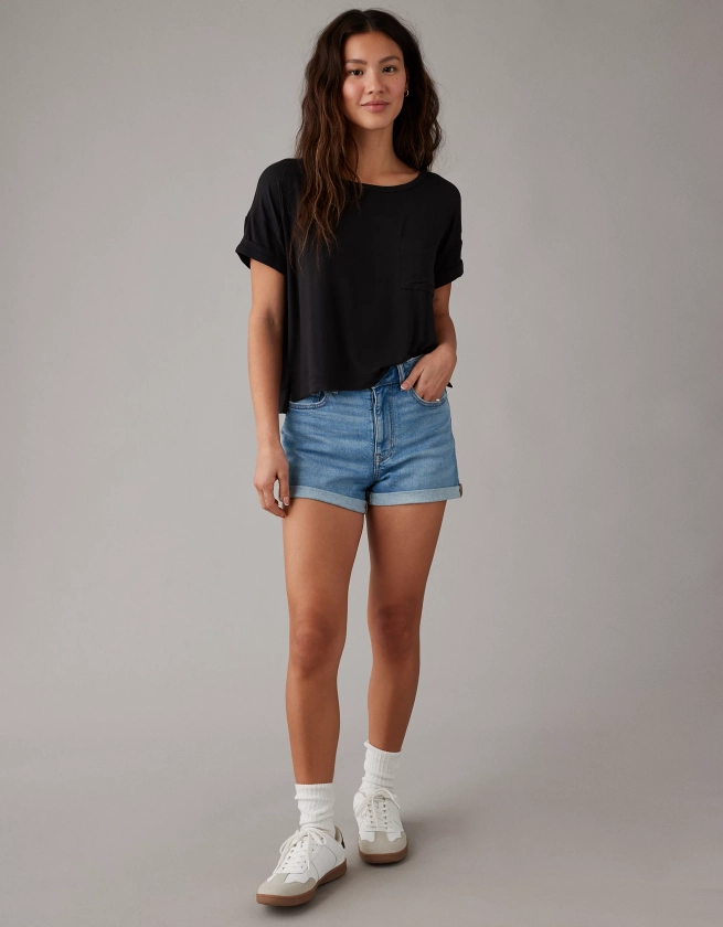 AE Soft & Sexy Oversized Pocket T-Shirt