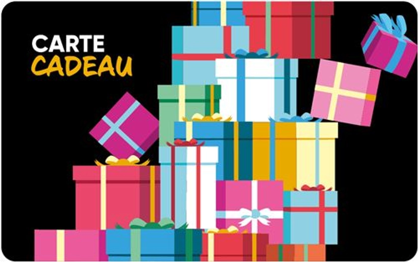 E-carte cadeau Fnac Darty Noire 15E