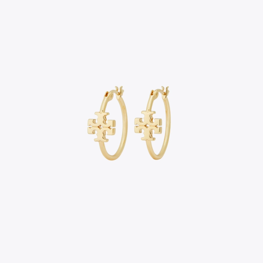 Small Eleanor Hoop Earring: Women's Designer Earrings | Tory Burch