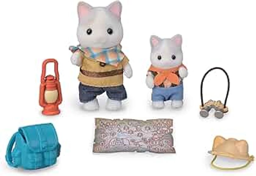 Calico Critters Exciting Exploration Set - Latte Cat Brother & Baby