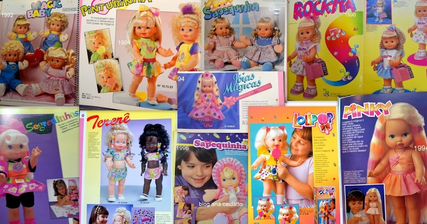 Bonecas Geração anos 90