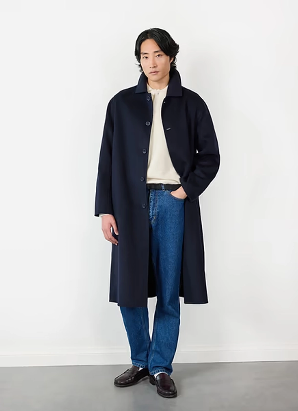 Minnesota Overcoat | Wool | Navy