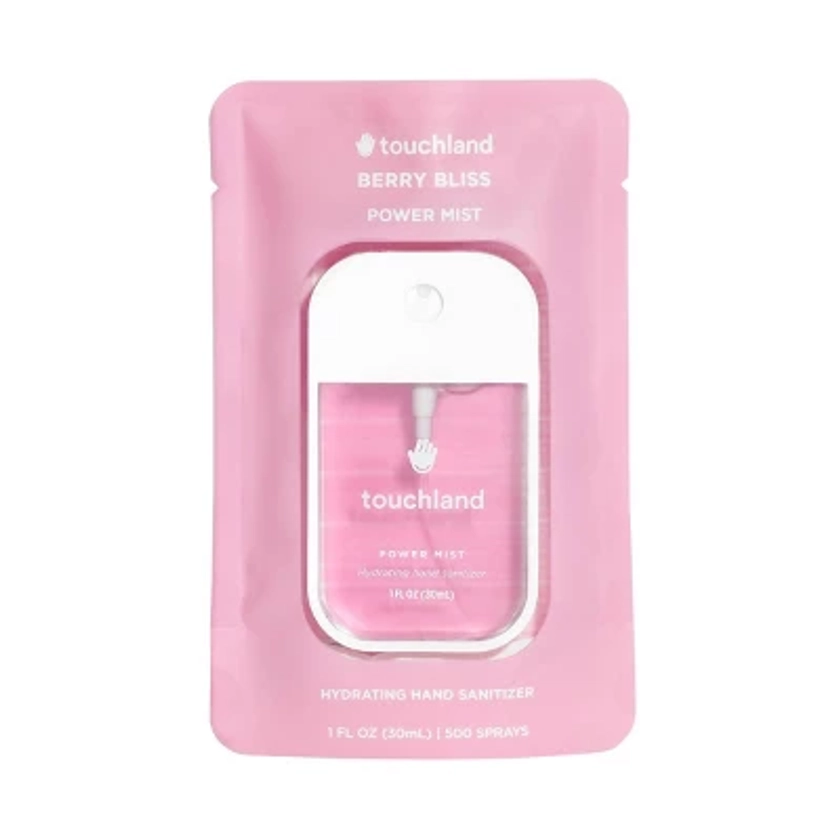 Touchland Power Mist Hydrating Hand Sanitizer - Berry Bliss - Trial Size - 1 fl oz/500 sprays