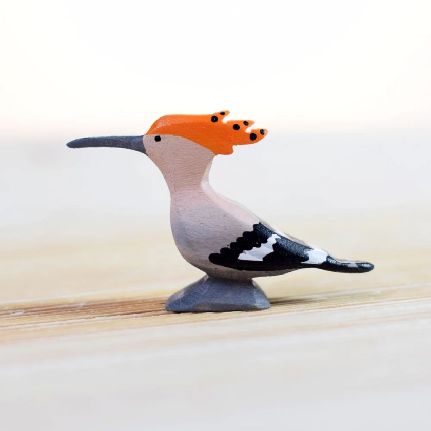 Bumbu Handmade Wooden Hoopoe Bird Toy