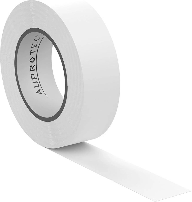 AUPROTEC 1x Isolierband weiß 15mm x 10m VDE Isoband PVC Elektriker Klebeband DIN EN 60454-3-1