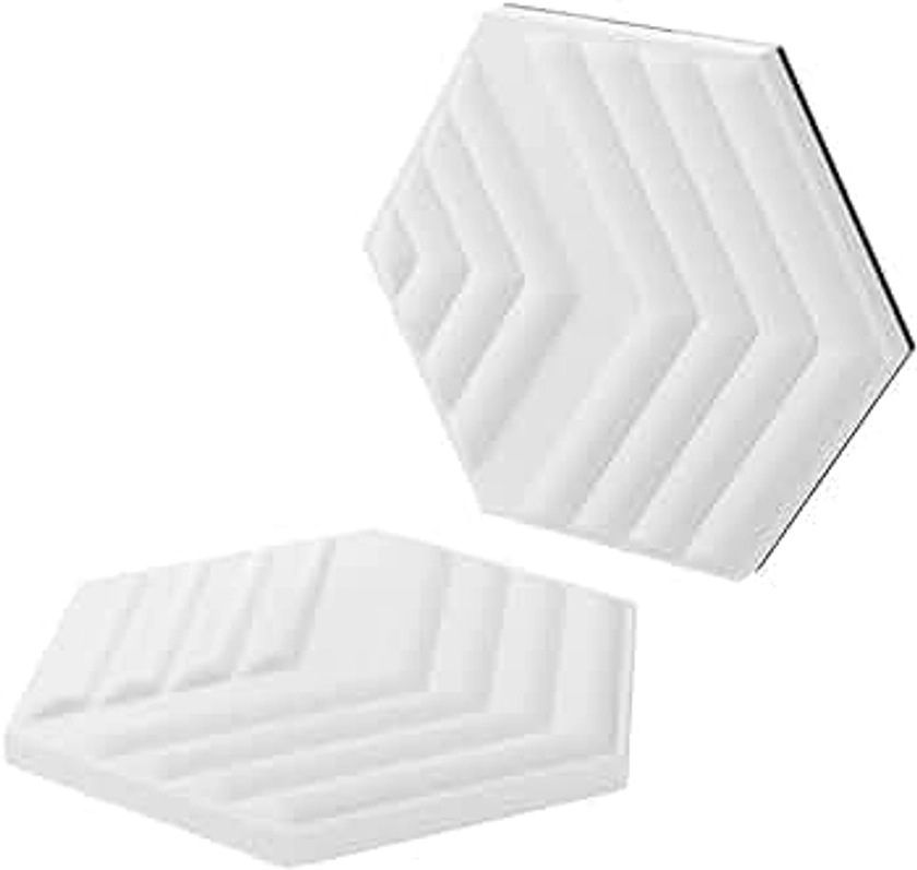 Elgato Wave Panels Starter Set (Blanc) - 6 Panneaux de Traitement Acoustique, Mousse Double densité, système Exclusif de Cadres EasyClick, Format modulable, Montage et démontage faciles
