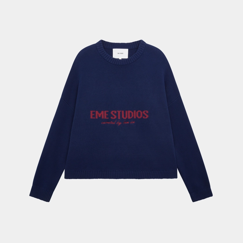 Master Indigo Knit Sweater