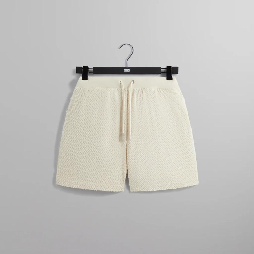 Kith Wavy Monogram Terry Graham Short - Sandrift