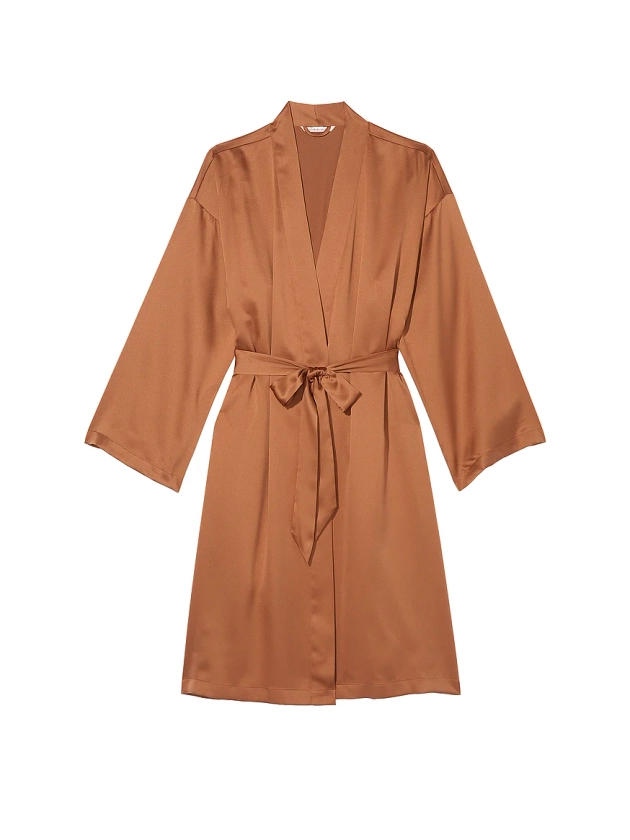 Buy Satin Midi Robe - Order Robes online 5000009893 - Victoria's Secret