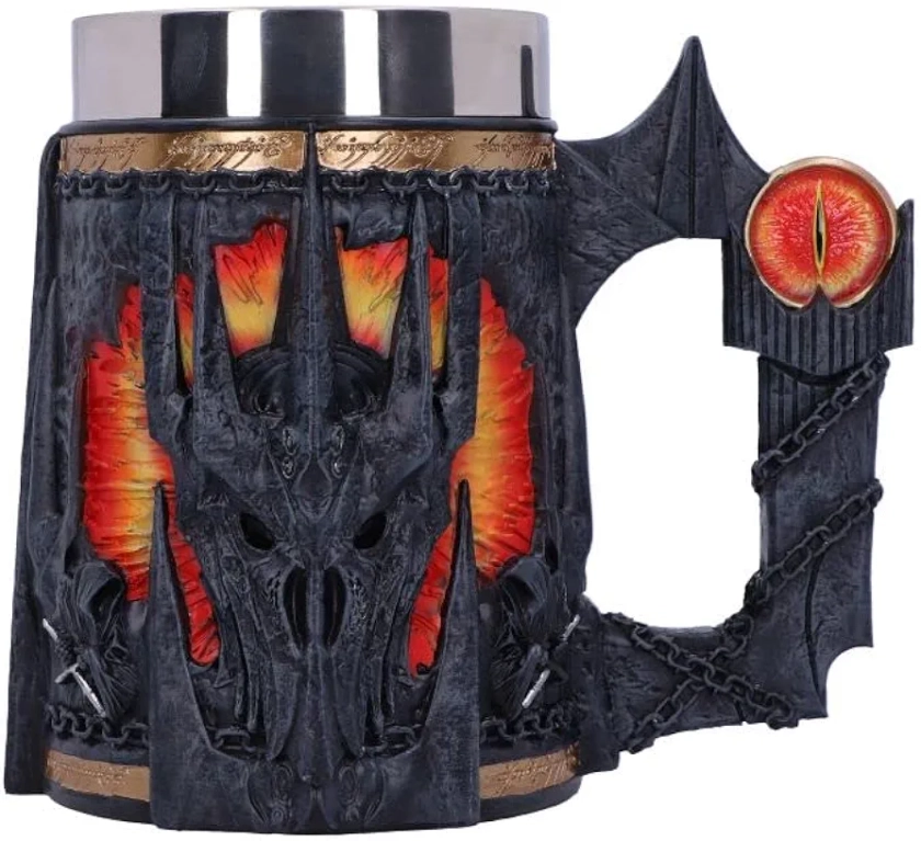 Nemesis Now Licencia oficial Lord of The Rings Sauron, gris, 15,5 cm