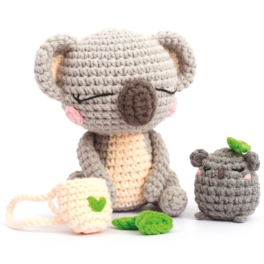 Kit Crochet Amigurumi - Koala - 12,5 cm - Kit crochet - Creavea