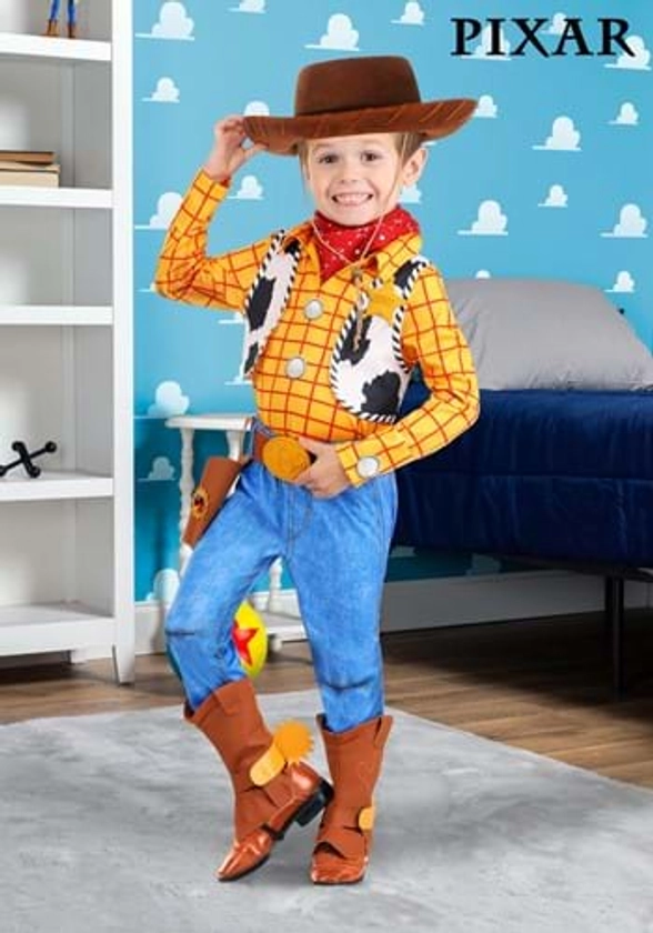 Boy's Disney Deluxe Woody Toy Story Toddler Costume