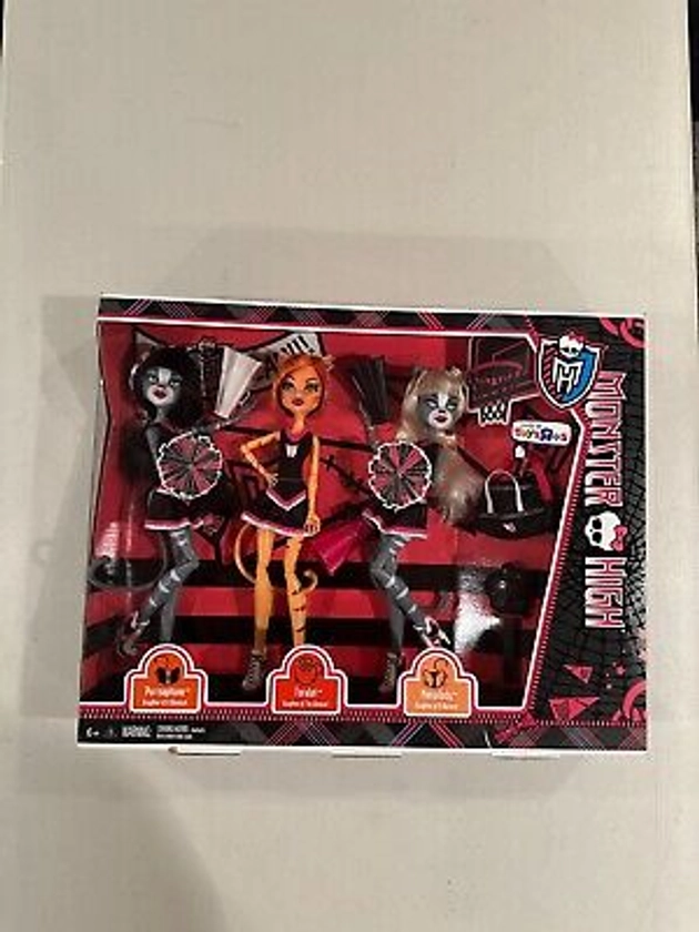 Monster High Fearleading Werecats 3 Pack Toralei Purrsephone Meowlody Y7297 | eBay