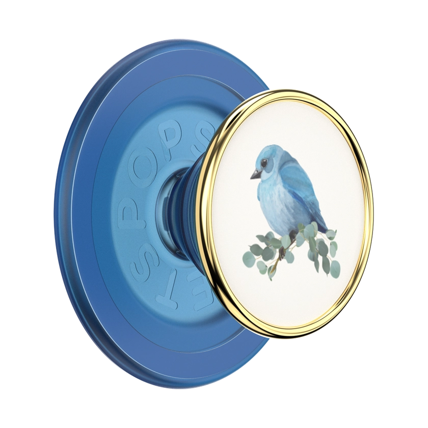 Enamel Blue Bird — PopGrip for MagSafe