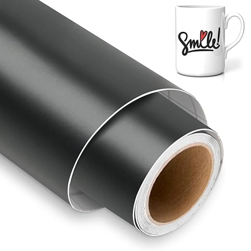 Selbstklebendes Vinylfolie Plotter, 30.5cm x 3m Permanentes Plotterfolie Vinyl,Selbstklebend Plotterfolie für Cricut, Silhouette Cameo 4, Selbstklebende Folie Vinyl für Tasse, Bastelprojekte : Amazon.de: Küche, Haushalt & Wohnen