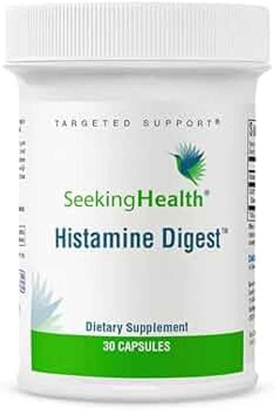 Seeking Health Histamine Digest – Suporte de enzimas digestivas para intolerância à histamina – Suplemento DAO auxilia na digestão de histamina para alívio do estômago – 30 cápsulas