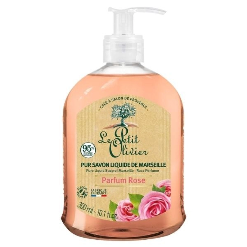 Le Petit Olivier - Pur Savon Liquide De Marseille - Rose 300ml