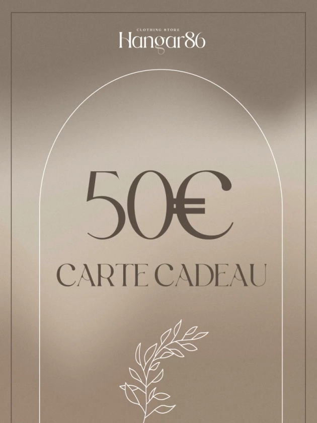 Carte cadeau 50€