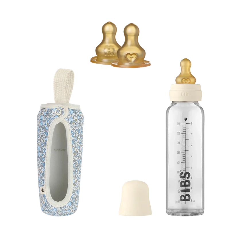 Baby Glass Bottle Set Large- Ivory