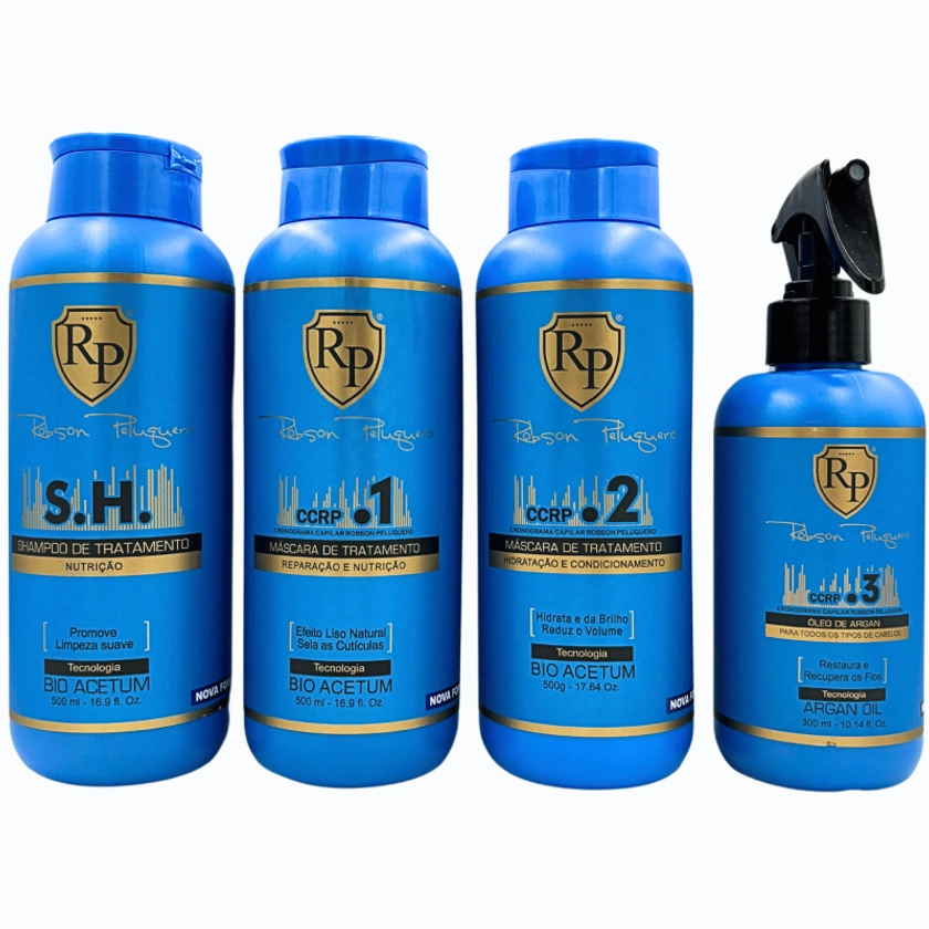 Kit Pro CCRP Robson Peluquero 4 produits