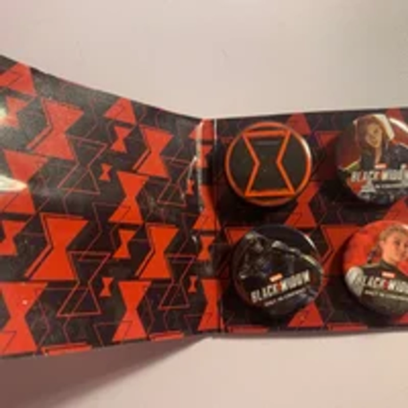 Theater Exclusive Marvel Black Widow Button Set