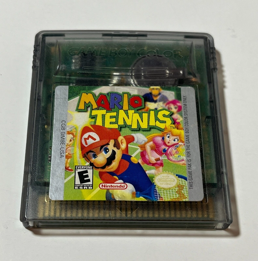 Mario Tennis (Nintendo Game Boy Color, 2001) - AUTHENTIC&amp;TESTED, only cartridge