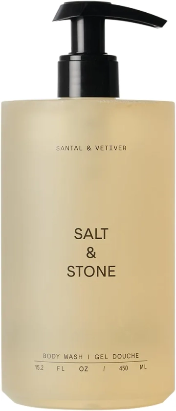 Salt & Stone Antioxidant-Rich Body Wash | Cleanse, Nourish & Soften Skin with Niacinamide & Hyaluronic Acid | Free From Parabens, Sulfates & Phthalates