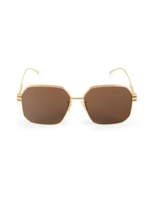 Bottega Veneta 59MM Geometric Sunglasses on SALE | Saks OFF 5TH