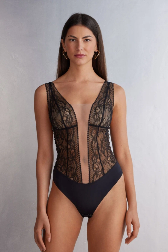 Body Em Renda Luxury Moments - BOD2526 - Intimissimi | Italian lingerie