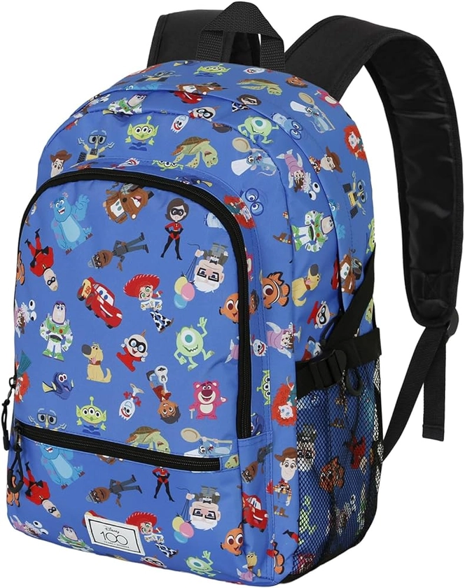 Disney 100 Family-FAN Fight Backpack 2.0, Blue, 18 x 31 x 44 cm, Capacity 24 L